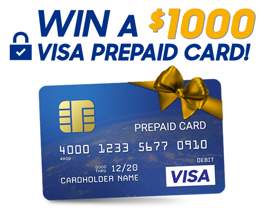 Win a $1,000 Prepaid VISA Card