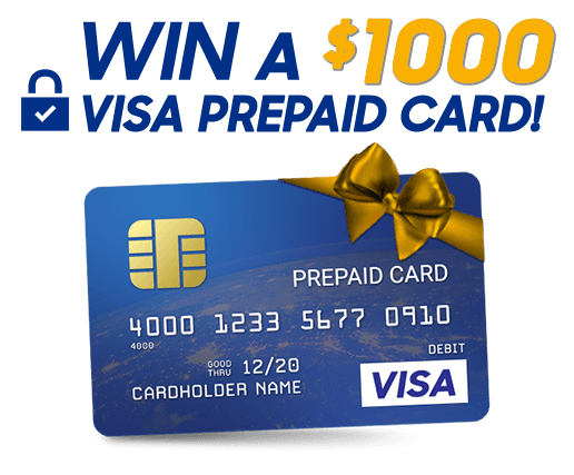 Win a $1,000 Visa Prepaid Card